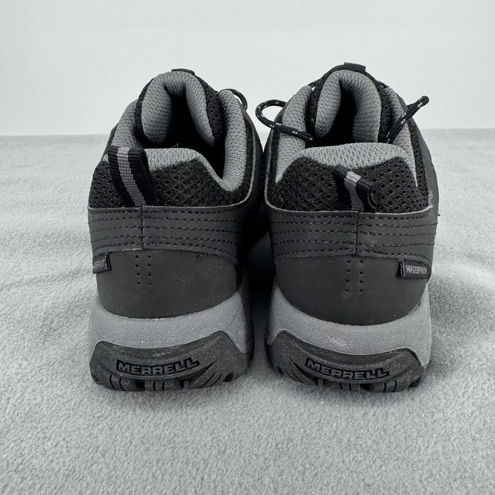 Merrell Moab Speed Low Waterproof Kids Size 3 M Black Hiking Shoes MK265427 - Picture 4 of 8